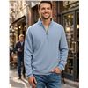 Image 1 : Scott Barber Men's 1/4 Zip Pullover L/G