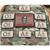 Image 1 : Lot of 9 Rothco Morale & Blood Type Patches