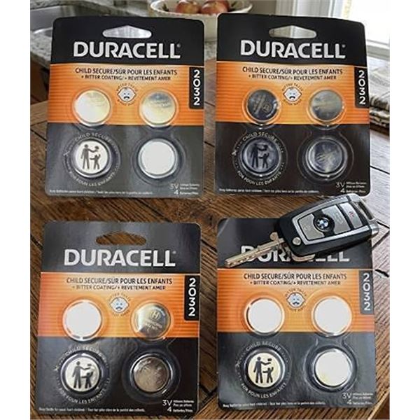 Duracell 2032 Lithium Coin Batteries Packs