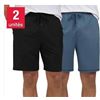 Image 1 : 32 Degrees Heat Men's Lounge Shorts S/P 2 Pack