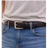 Image 1 : Roots Black Leather Belt Size M/M 32-34