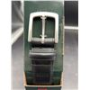 Image 4 : Roots Black Leather Belt Size M/M 32-34