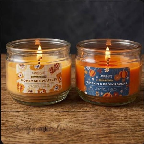2 Candle-lite Limited Edition Candles