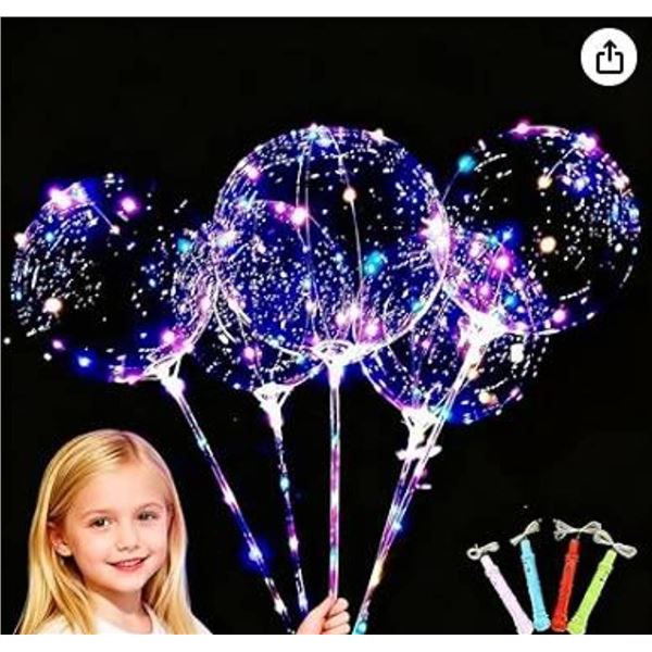 LED Balloons 10 Pack, Light Up, Colorful