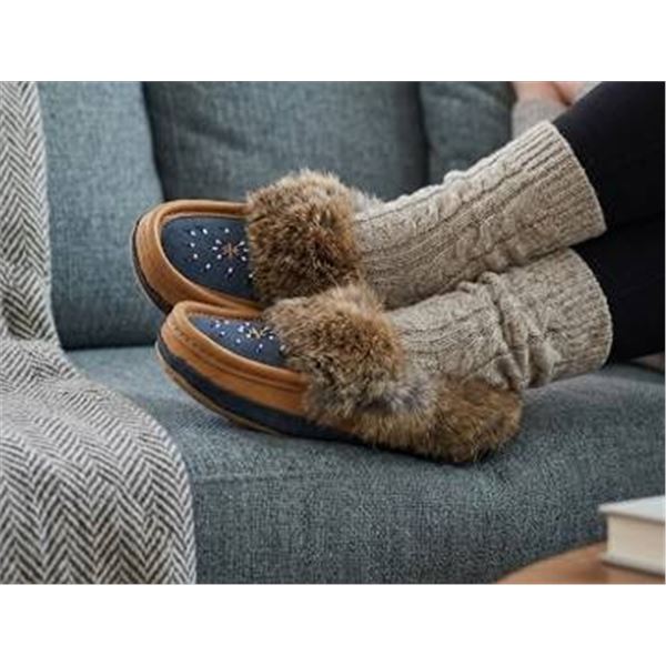 Laurentian Chief Suede Moose Hide Slippers