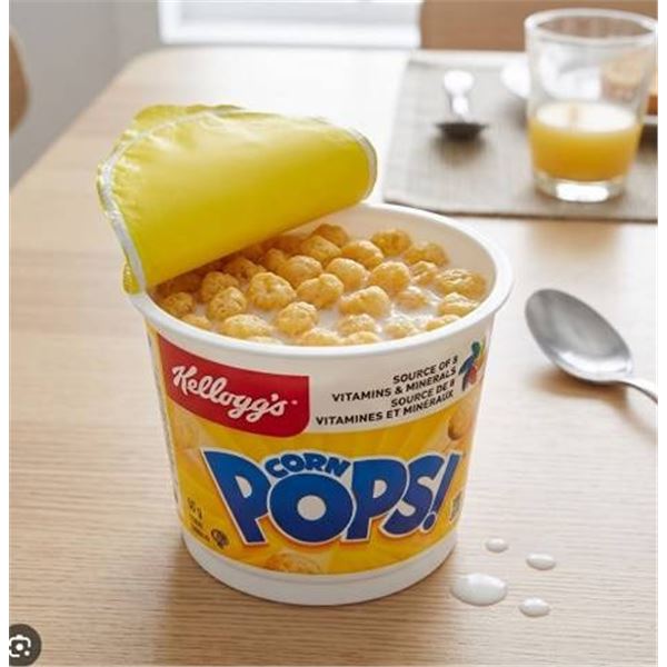 Kellogg's Corn Pops Cereal 12-Pack 50g Cups