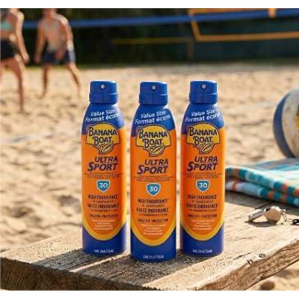 Pack of 3 -Banana Boat Ultra Sport SPF 30 Sunscreen Pack