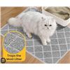 Image 1 : Jumbo Cat Litter Mat by Purple Pet