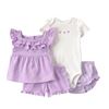 Image 1 : Carter's 4-Piece Baby Outfit, 12M