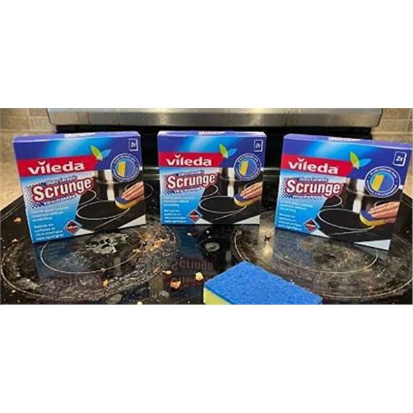 Vileda Glass Ceramic Scrunge 2-Pack (3 Sets)