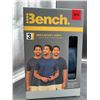 Image 2 : Bench Men's Active T-Shirts 3-Pack Med