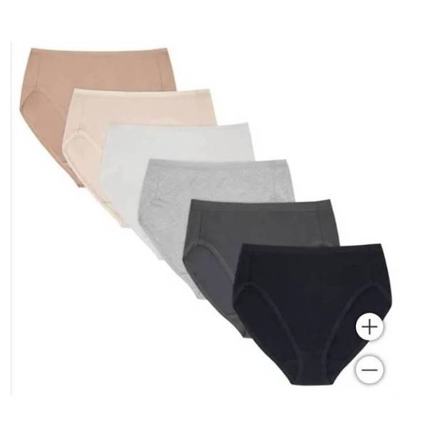 Room Service 6-Pack Hi-Cut Panties S/P