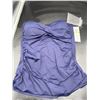 Image 2 : Ann Cole navy blue tankini top, size M