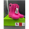 Image 2 : Crocs Handle It Rain Boots Pink Size C10