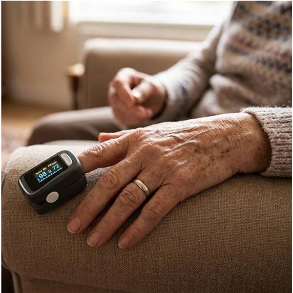 Fingertip Pulse Oximeter, OLED Display Assorted Colors