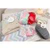 Image 1 : Lot of Baby Hat, Socks, and Patches