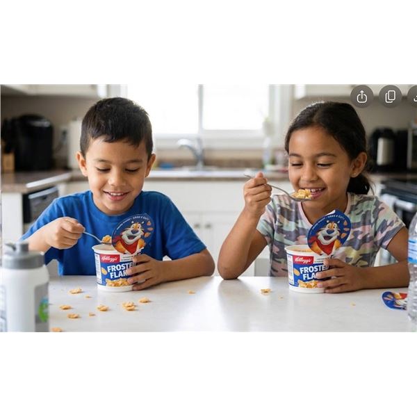 Kellogg's Frosted Flakes 12-Pack 55g Cups