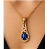 Image 1 : $200, SILVER(1.54g), BLACK OPAL (ENHANCED)  (0.45ct), CZ (0.25ct) PENDANT, retail value $200