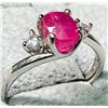 Image 4 : $200, SILVER(2.61g),  RUBY (1.5ct) RING, retail value $200