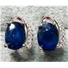 Image 3 : $120, SILVER(1.04g),  SAPPHIRE (1ct) PENDANT, retail value $120