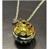 Image 3 : $70, SILVER(4.7g), GENUINE DIAMOND (0.01ct) NECKLACE 16-18", retail value $70