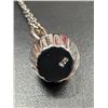 Image 4 : $70, SILVER(4.7g), GENUINE DIAMOND (0.01ct) NECKLACE 16-18", retail value $70