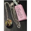 Image 5 : $70, SILVER(4.7g), GENUINE DIAMOND (0.01ct) NECKLACE 16-18", retail value $70