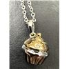 Image 6 : $70, SILVER(4.7g), GENUINE DIAMOND (0.01ct) NECKLACE 16-18", retail value $70