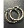 Image 3 : $50, SILVER(2.75g),  HOOP 20MM EARRING, retail value $50