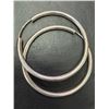 Image 2 : $40, SILVER(2.77g),  HOOP EARRING, retail value $40