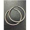 Image 3 : $40, SILVER(2.77g),  HOOP EARRING, retail value $40