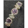 Image 2 : $160, SILVER(2.3g),  DIAMOND AND AMETHYST RING, retail value $160