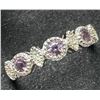 Image 3 : $160, SILVER(2.3g),  DIAMOND AND AMETHYST RING, retail value $160