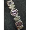 Image 5 : $160, SILVER(2.3g),  DIAMOND AND AMETHYST RING, retail value $160