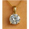 Image 1 : $1400, 10K(0.7g), LAB DIAMOND (0.75ct) PENDANT, retail value $1400