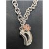 Image 1 : $70, SILVER(3.48g),  DIAMOND (0.01ct)  BRACELET 6", retail value $70