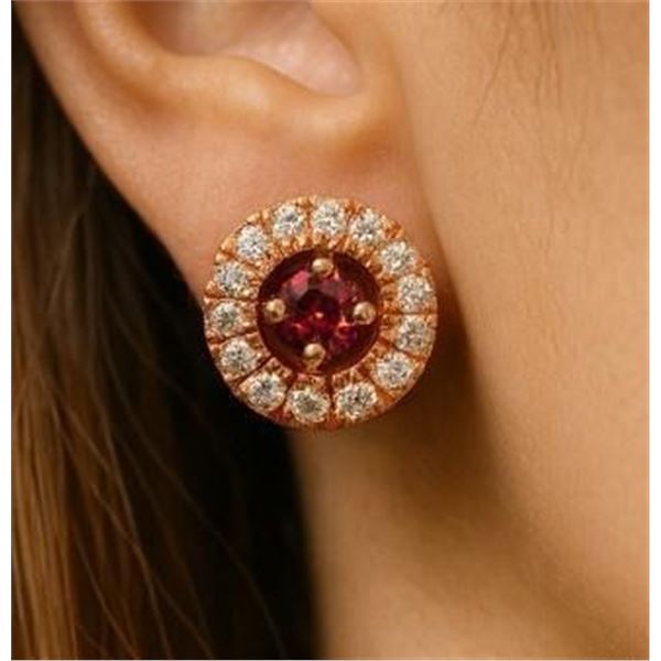 $120, SILVER(1.88g),  GARNER  (0.15ct) EARRING, retail value $120