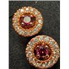 Image 4 : $120, SILVER(1.88g),  GARNER  (0.15ct) EARRING, retail value $120