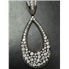 Image 5 : $200, SILVER(7.5g),  BLACK RHODIUM CZ PENDANT, retail value $200