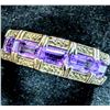 Image 4 : $200, SILVER(3g),  AMETHYST (APP 2.5ct) RING, retail value $200