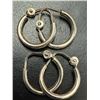 Image 2 : $40, SILVER(1.5g),  SMALL HOOP EARRING, retail value $40
