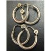 Image 3 : $40, SILVER(1.5g),  SMALL HOOP EARRING, retail value $40
