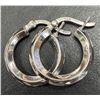 Image 2 : $30, SILVER(1.4g),  SMALL HOOP EARRING, retail value $30