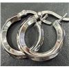 Image 3 : $30, SILVER(1.4g),  SMALL HOOP EARRING, retail value $30