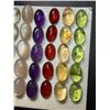 Image 4 : $160,  BLACK ONYX,MOONSTONE,AMETHYST,GARNET, CITRINE AND PERIDOT (APP 12ct) GEMSTONE, retail value $