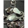 Image 4 : $210, SILVER(12.17g),   RHODIUM PLATED CHAIN 24", retail value $210