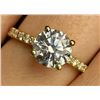 Image 1 : $2100, 10K(1.77g),  LAB DIAMOND (1.1+0.08ct) RING, appraised value $2100