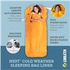 Image 1 : Klymit Nest XL Microfleece Sleeping Bag Liner