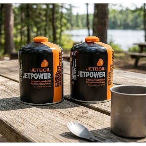 2 Jetboil Jetpower Fuel Canisters