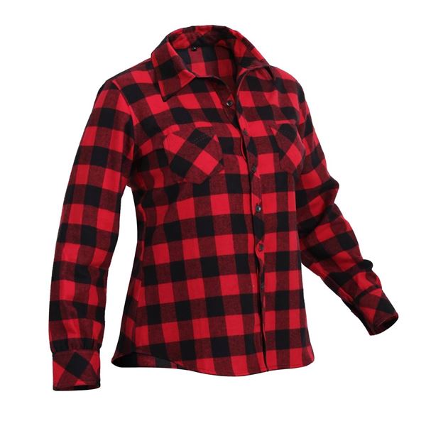 Rothco Red and Black Flannel Shirt, M